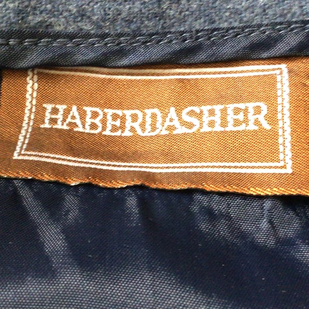 Haberdasher - Blue Wool Mix Fully Lined Skirt - Picture 4 of 5